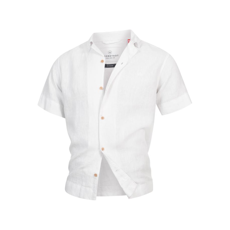 Kronstadt Kronstadt Overhemd Ayers natuurwit -