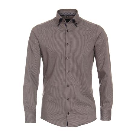 Venti Overhemd bruin, Faux-uni