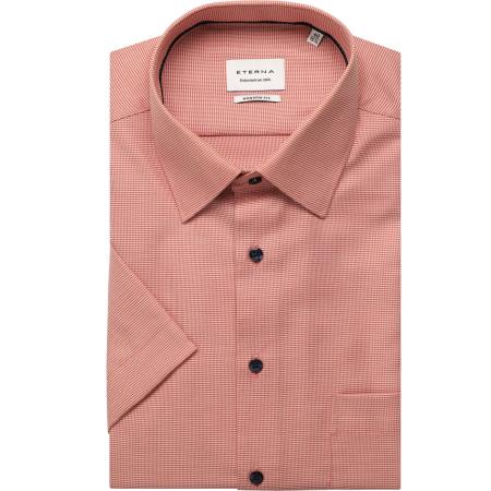 ETERNA Overhemd Korte mouw perzik