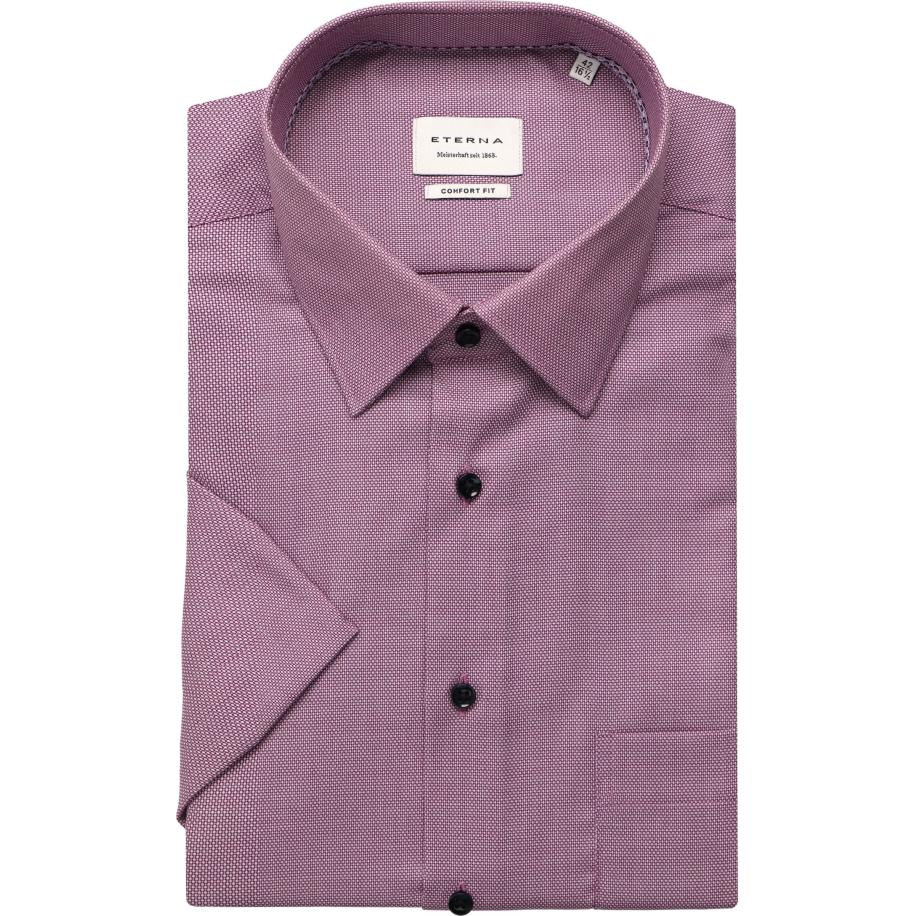 ETERNA Overhemd Korte mouw Paars