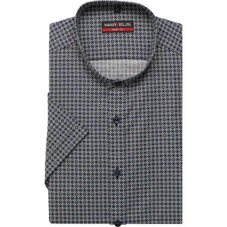 Marvelis Overhemd Korte mouw marine