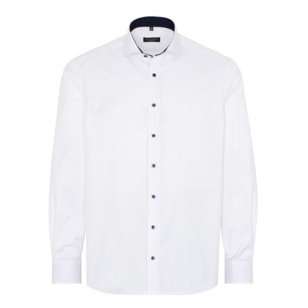 Eterna ETERNA Zakelijk overhemd navy / wit
