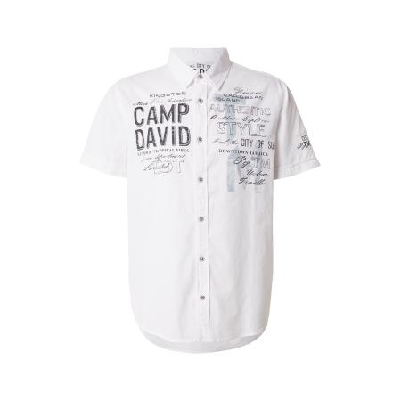 Camp David CAMP DAVID Overhemd opaal / zwart / wit