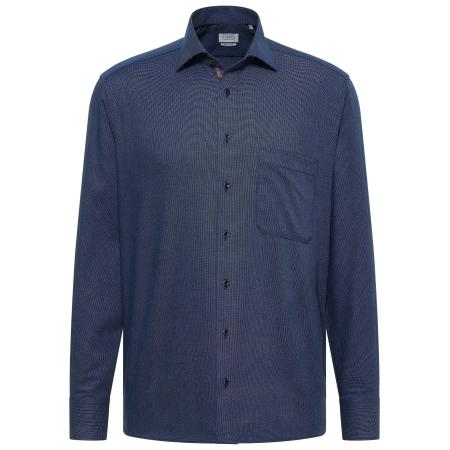 Eterna ETERNA Zakelijk overhemd marine / neonblauw
