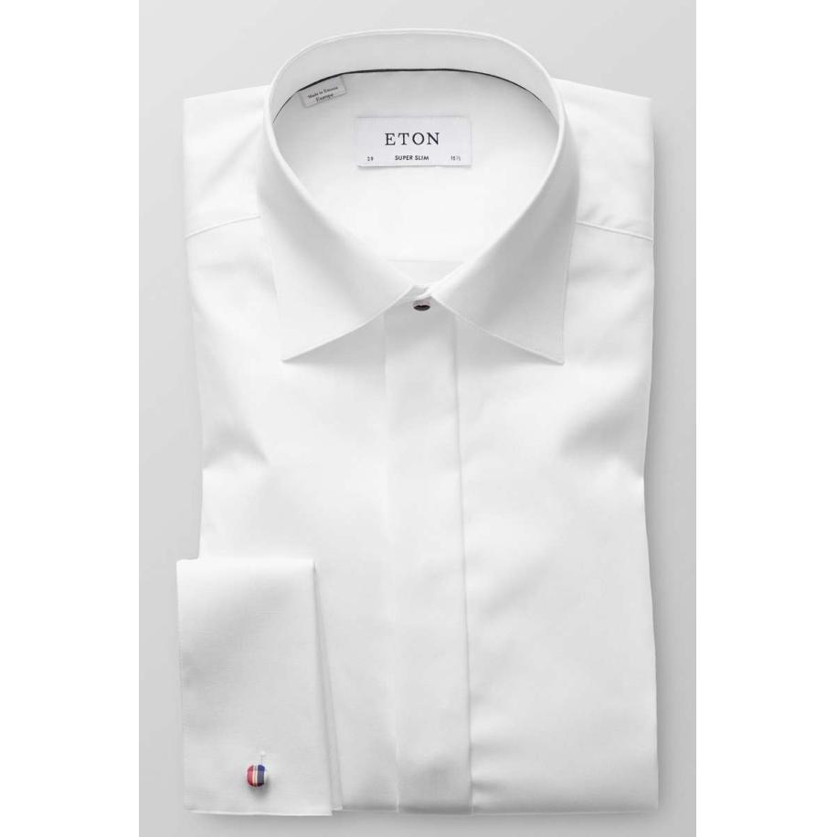 ETON Gala shirt wit, Effen Wit