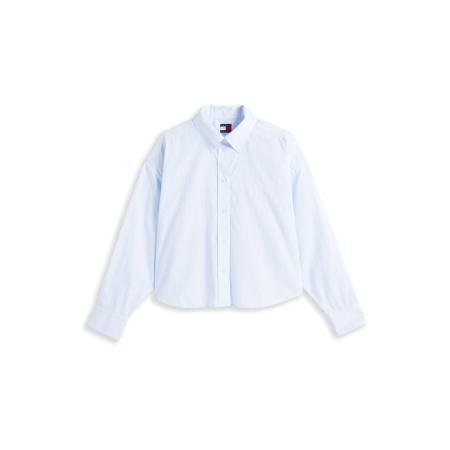 Tommy Jeans Tommy Jeans Blouse lichtblauw / wit