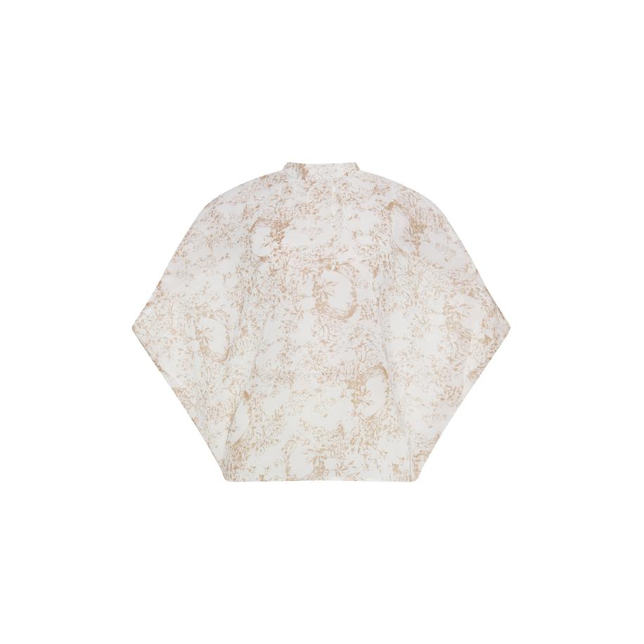 DreiMaster DreiMaster Klassik Blouse sand / wit -