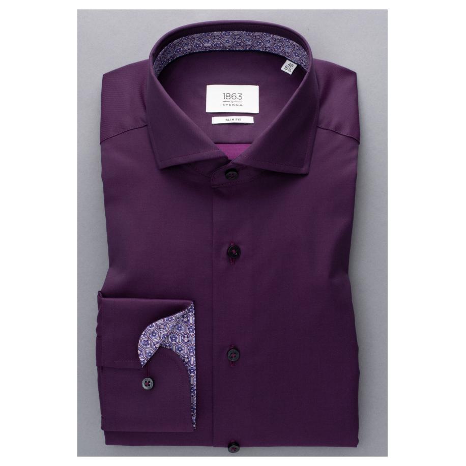 ETERNA 1863 Overhemd, Effen Multicolor