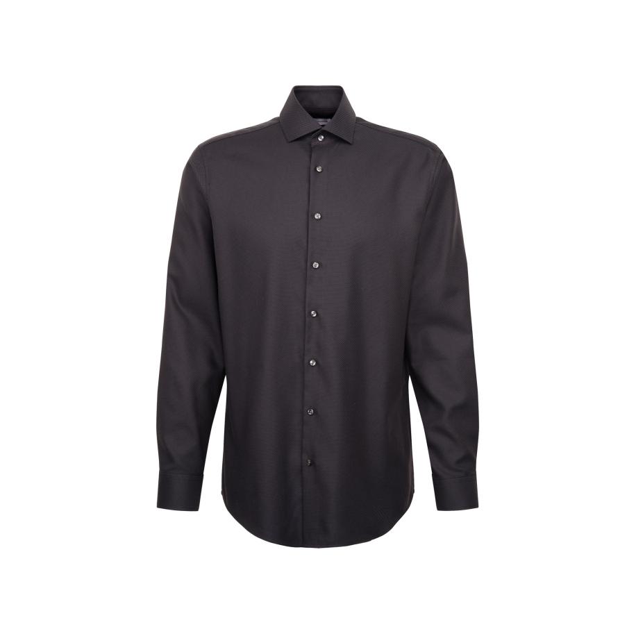 Seidensticker SEIDENSTICKER Zakelijk overhemd Smart Classics antraciet -