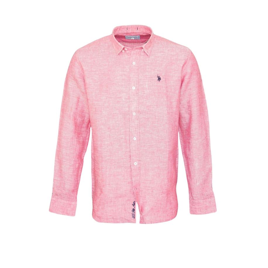 U.S. Polo Assn. U.S. POLO ASSN. Overhemd pastelrood -