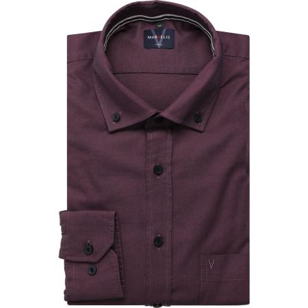Marvelis Casual Overhemd mauve, Faux-uni