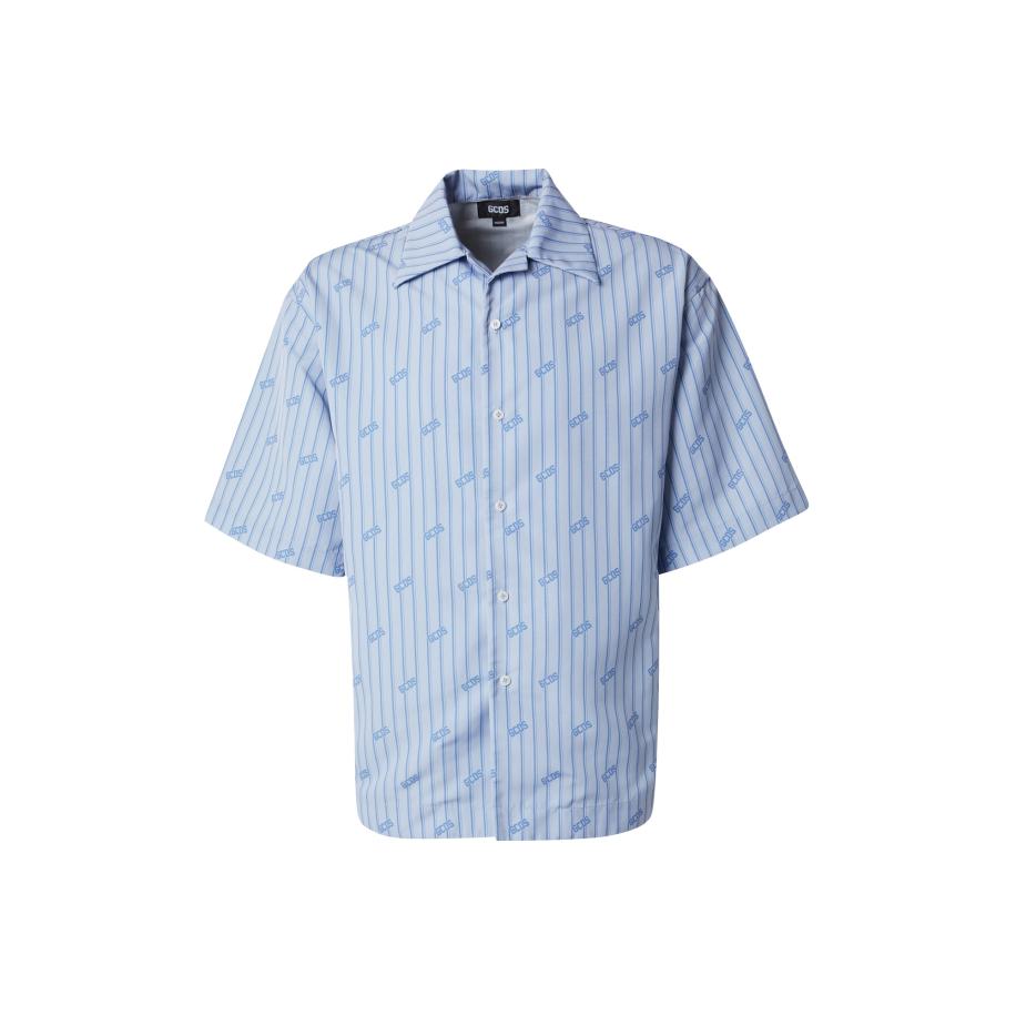 GCDS GCDS Overhemd blauw / lichtblauw -