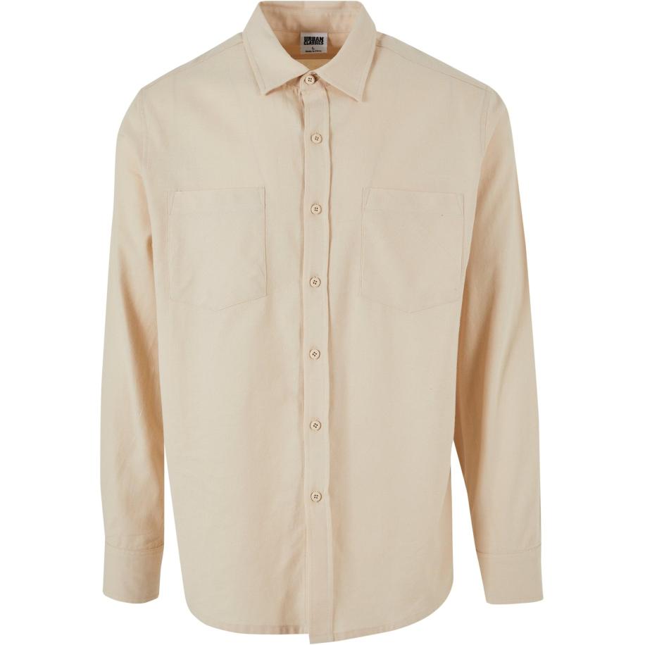 Urban Classics Urban Classics Overhemd sand -