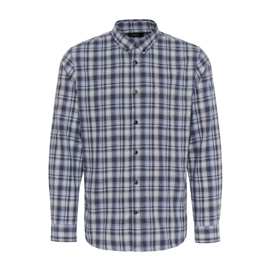 Matinique Matinique Overhemd MAtrostol BD blauw / marine / smoky blue / grijs -