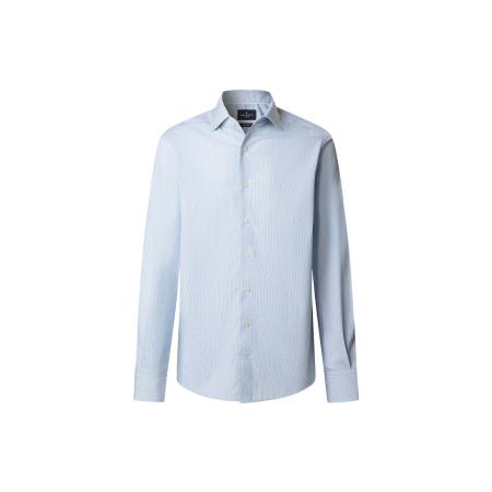 Hackett London Hackett London Overhemd lichtblauw / wit