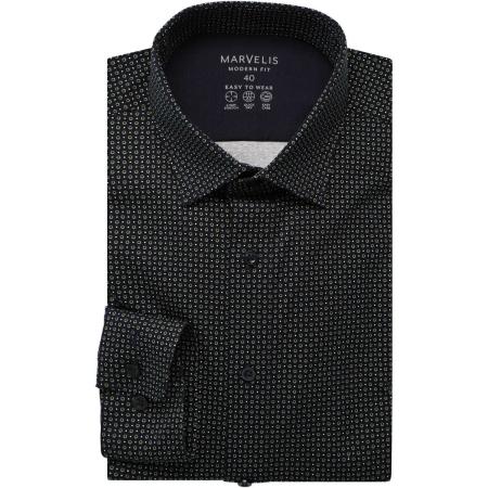 Marvelis Performance Overhemd groen, Motief