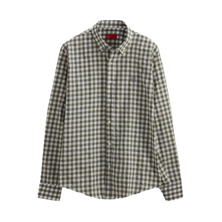 D’S Damat D’S Damat Overhemd grijs / kaki