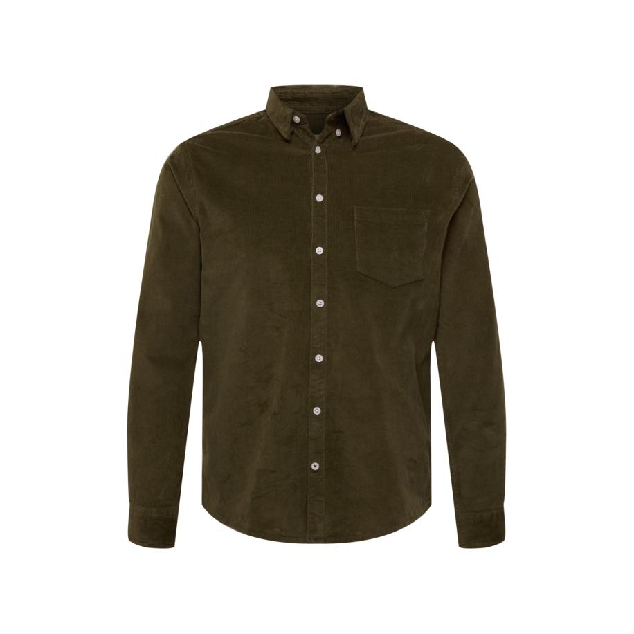 Kronstadt Kronstadt Overhemd Johan olijfgroen -