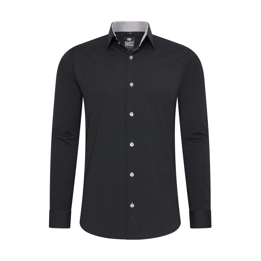 Rusty Neal Rusty Neal Overhemd zwart -