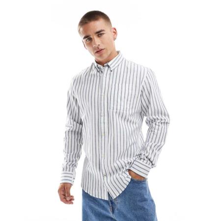 Jack & Jones - Overhemd met blauwe strepen