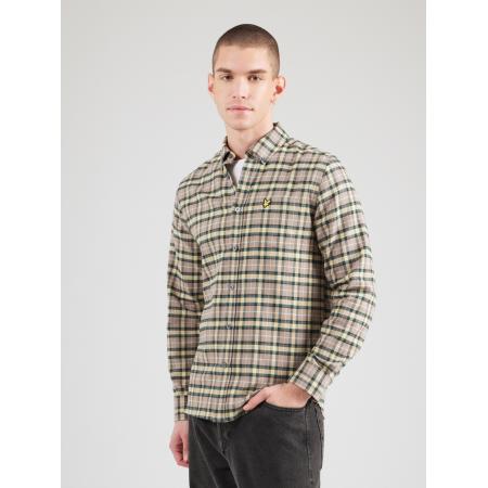 Lyle & Scott Lyle & Scott Overhemd beige / geel / groen / zwart