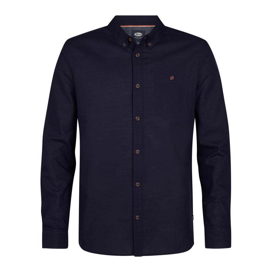 Petrol Industries Petrol Industries Overhemd donkerblauw -