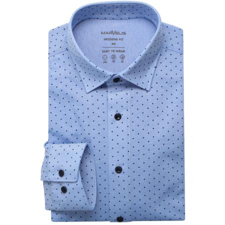 Marvelis Performance Jersey shirt lichtblauw, Bedrukt