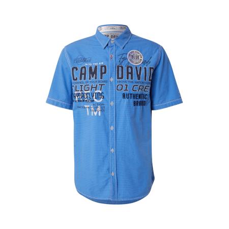 Camp David CAMP DAVID Overhemd blauw / nachtblauw / wit