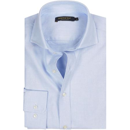 Steppin' Out Overhemd Oxford Lichtblauw