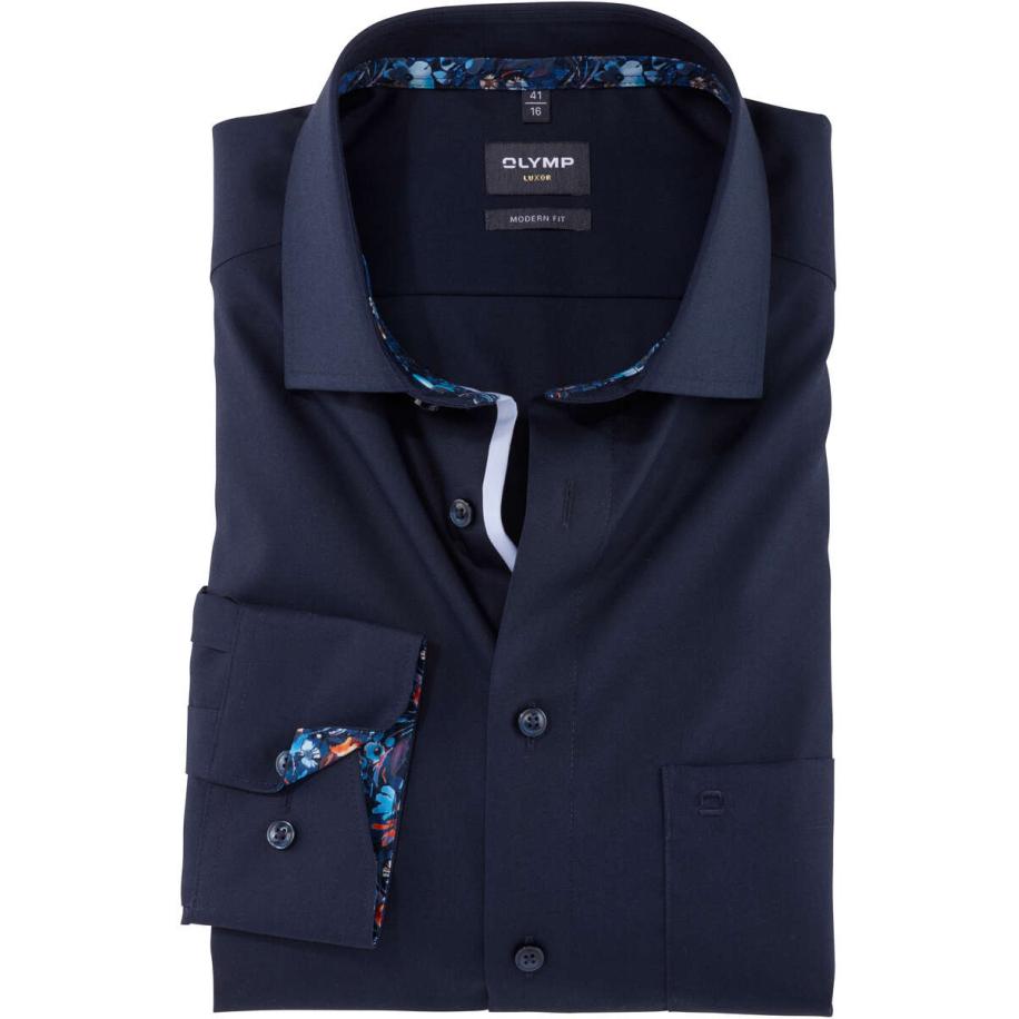OLYMP Luxor Overhemd ML6 (vanaf 68 CM) kobalt Blauw