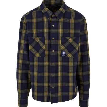 Zoo York ZOO YORK Overhemd Iconic navy / geel / kaki