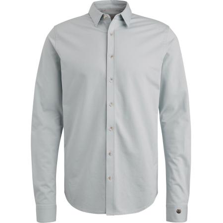 Cast Iron Overhemd Twill Jersey Lichtblauw