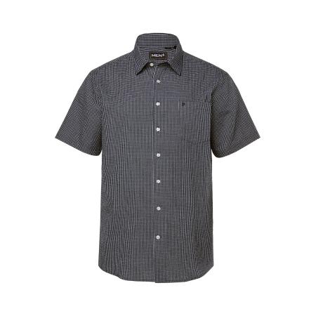 men plus Men Plus Overhemd navy / pastelblauw