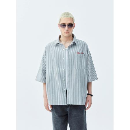 VAMOS CLO Overhemd Sherman grijs