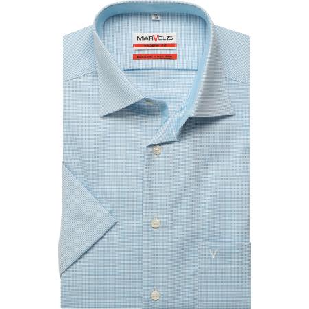 Marvelis Overhemd Korte mouw lichtblauw