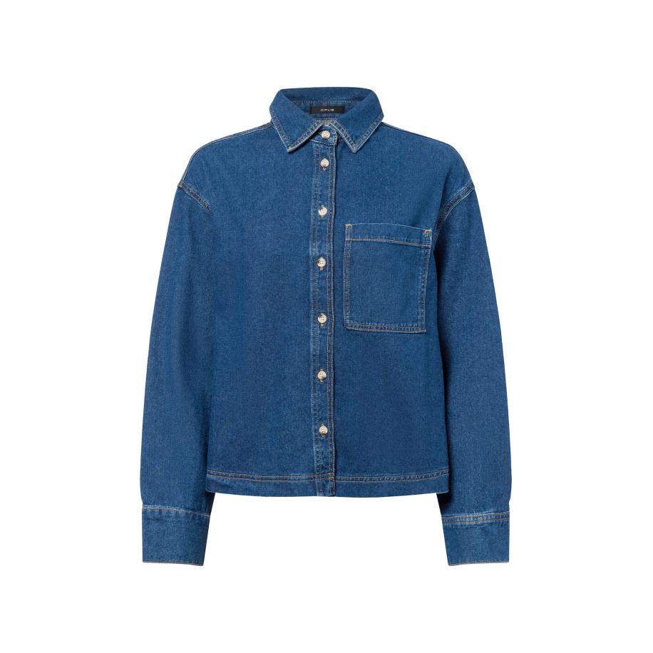 OPUS OPUS Blouse Felyn blauw denim -