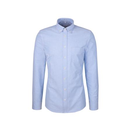 Seidensticker SEIDENSTICKER Overhemd Schwarze Rose lichtblauw