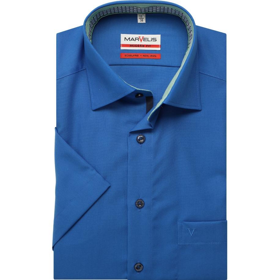 Marvelis Overhemd Korte mouw rood-oranje Multicolor