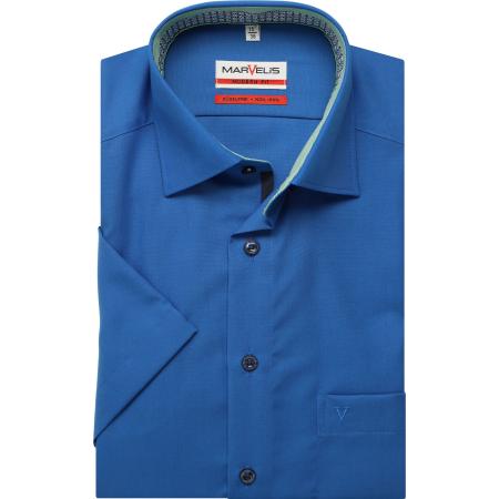 Marvelis Overhemd Korte mouw rood-oranje