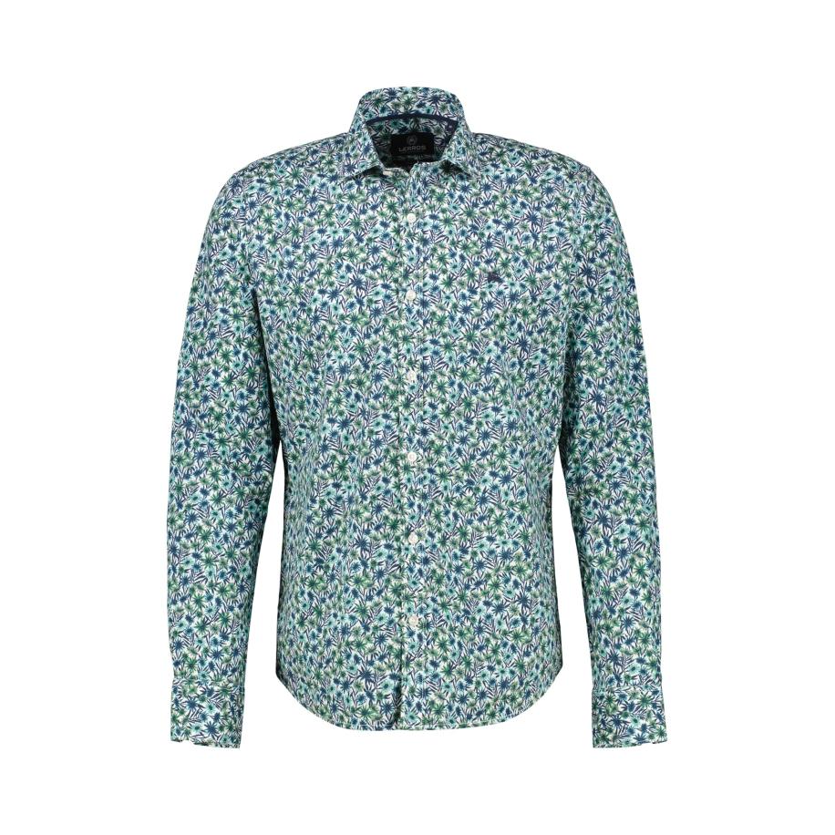Lerros LERROS Overhemd groen -