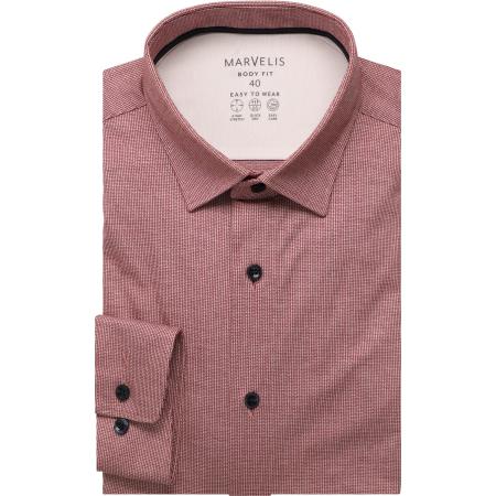 Marvelis Performance Jersey shirt rood, Effen
