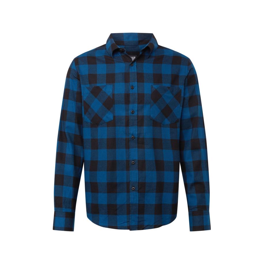 Urban Classics Urban Classics Overhemd blauw / zwart -