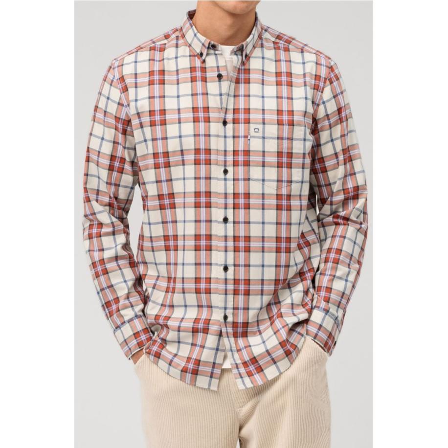 OLYMP Casual Overhemd sienna, Ruit Multicolor