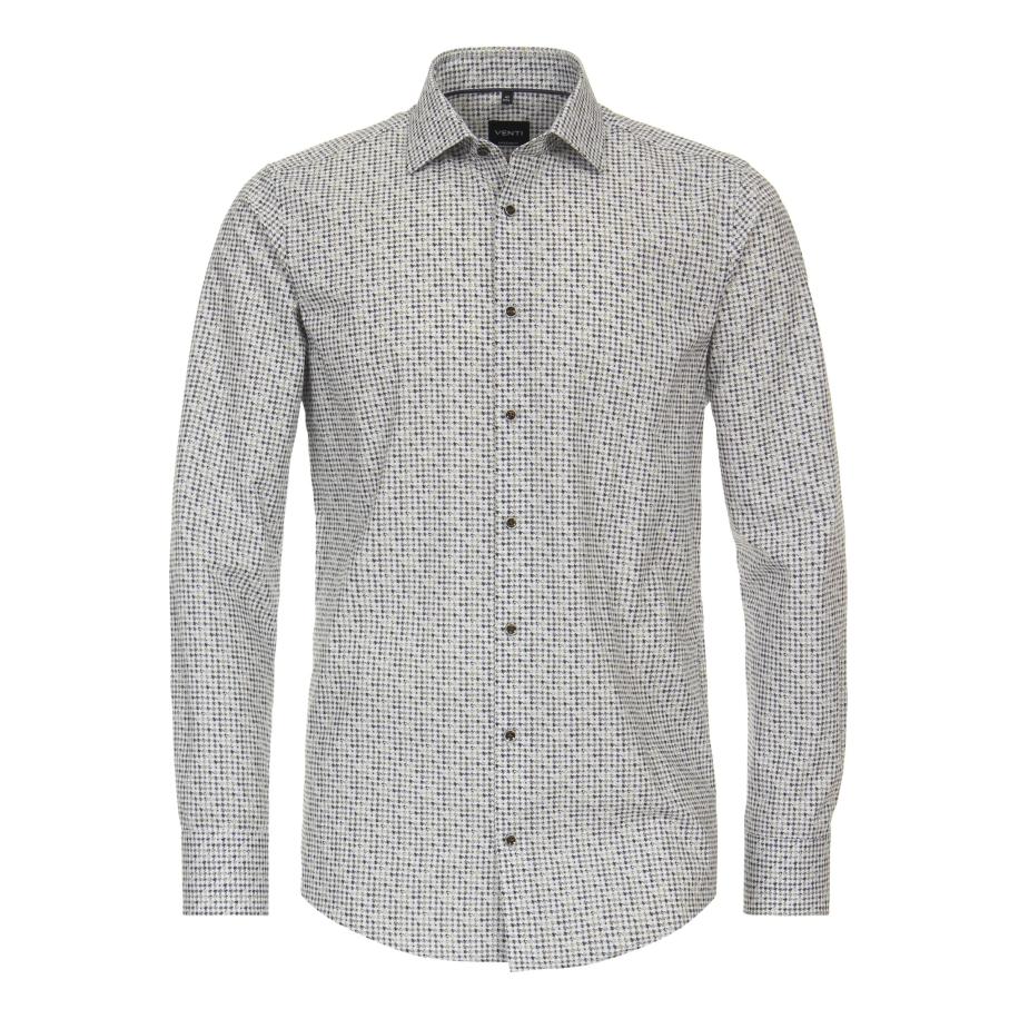 Venti Overhemd groen, Bedrukt Groen