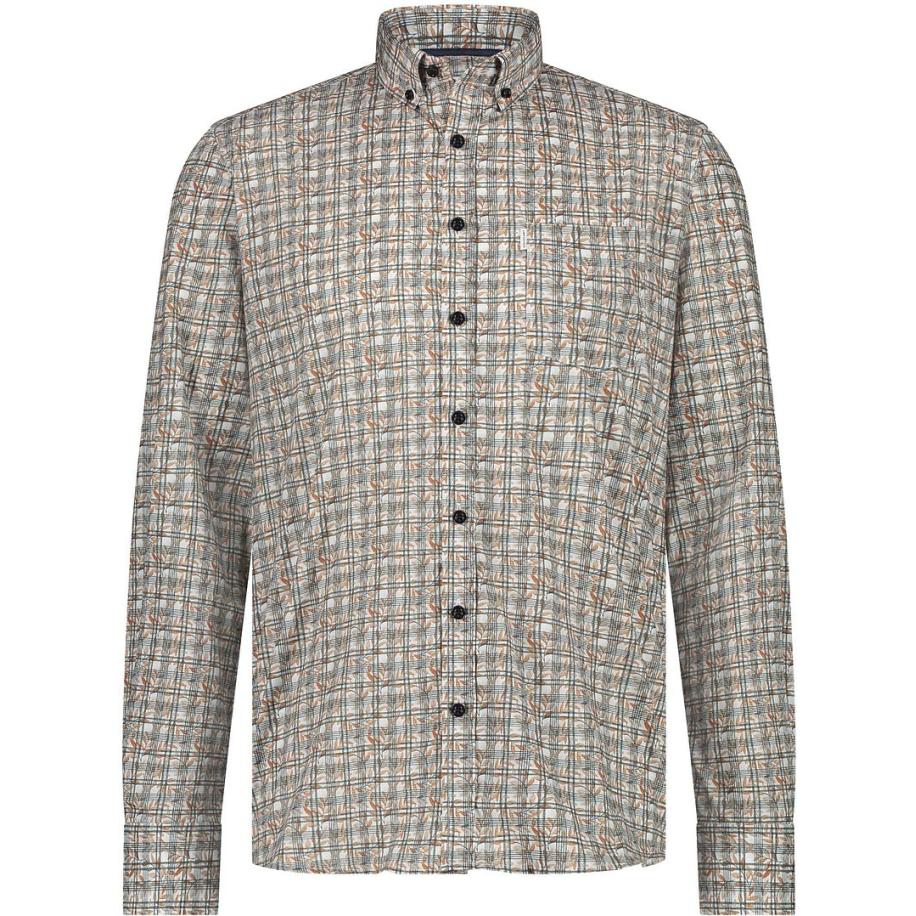 State Of Art Overhemd Print Geel Geel