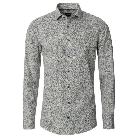 Venti Overhemd groen, Bedrukt