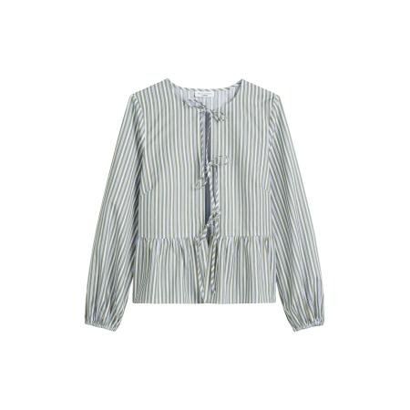 Marc O'Polo Marc OPolo DENIM Blouse lichtblauw / groen / wit