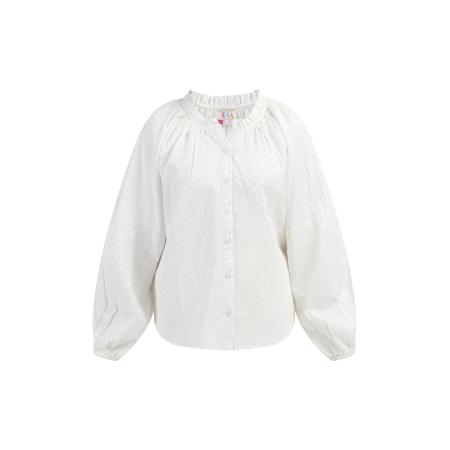IZIA IZIA Blouse zilver / wit