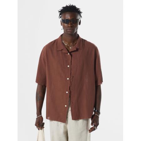 VAMOS CLO Overhemd Irving bruin