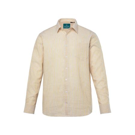 Boston Park Boston Park Overhemd geel / wit